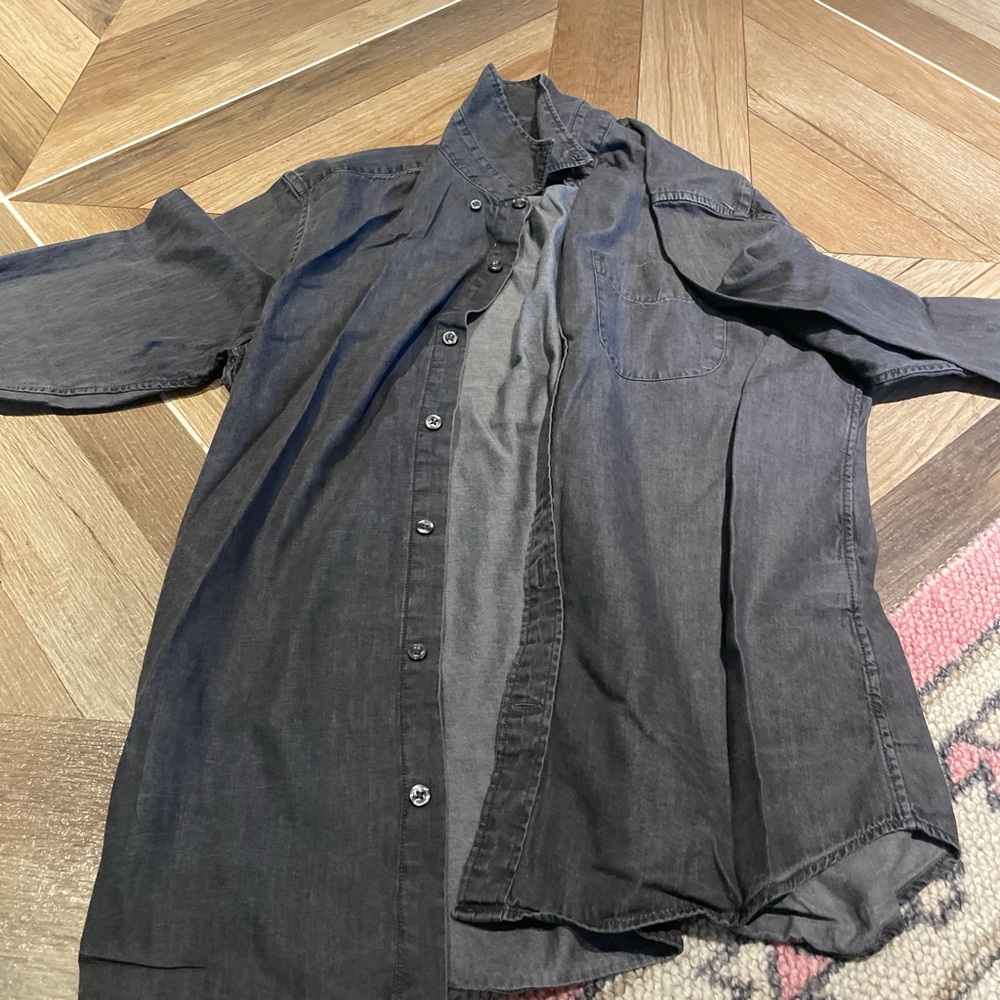 Black Button-Up Shirt